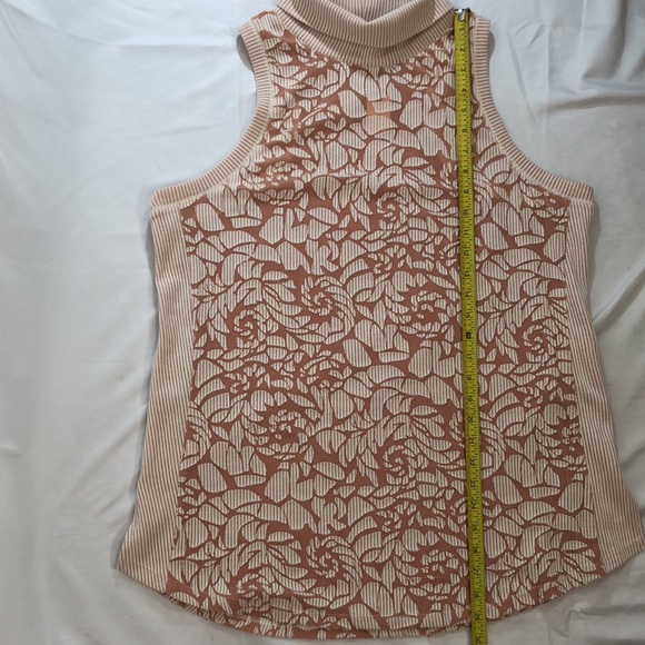 Anthro Meadow Rue Sleeveless Turtleneck Floral Detail Size XL - Picture 15 of 16